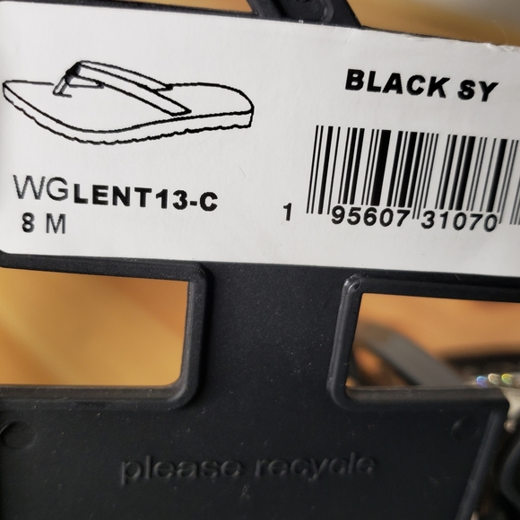 Guess BW stripes thong sandals - Picture 3 of 4